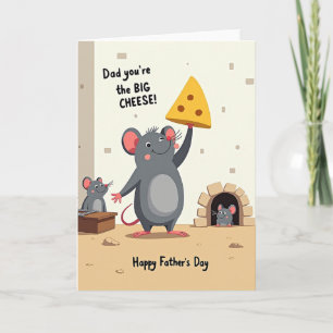 Joyeuse Fête des Pères Carte Fromage