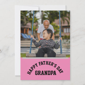 Joyeuse Fête des Pères, Grand-père  Carte Personna