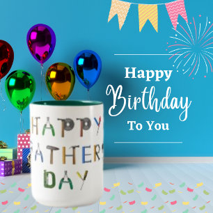Joyeuse Fête des pères Mug avec la conception de l