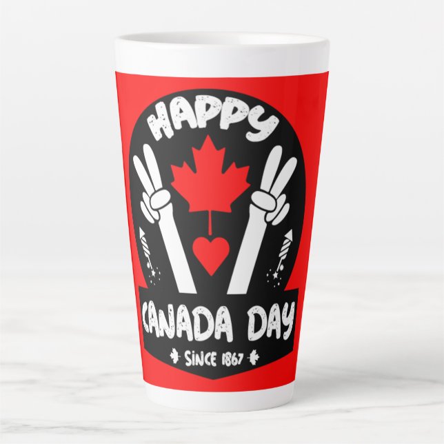 Joyeuse fête du Canada 1er juillet Café Mug (Devant)