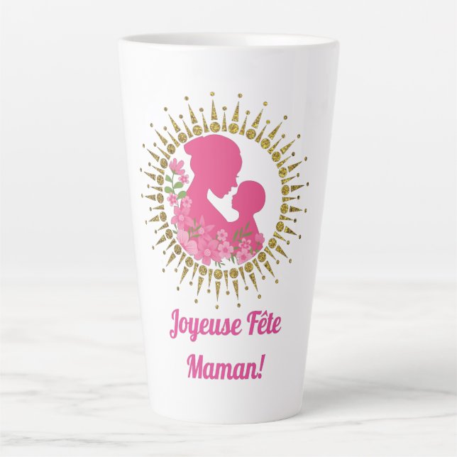Joyeuse Fête Maman  Milchtasse (Vorderseite)
