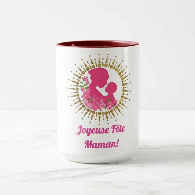 Joyeuse Fête Maman  Tasse (Zentrum)