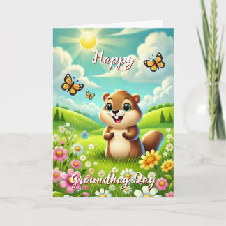 Joyeuse journée de marmotte et carte d'histoire Bi