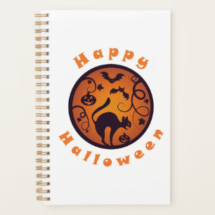 Joyeuse lanterne d'Halloween araignées et chauves-