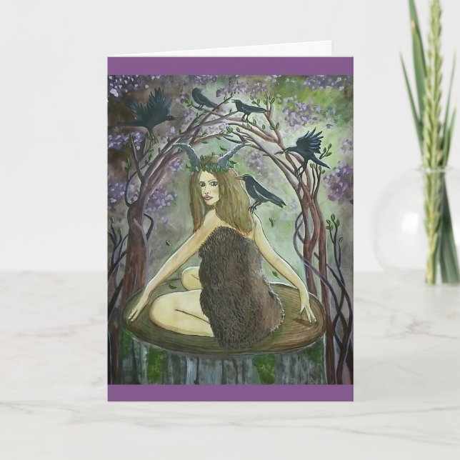 Joyeuse magie de Beltane ! - Carte de voeux d'art (Devant)