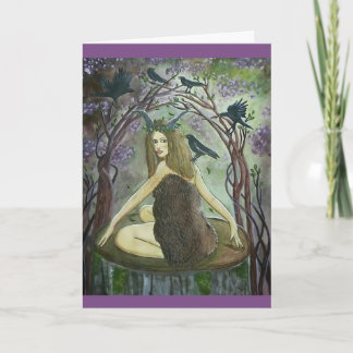 Joyeuse magie de Beltane ! - Carte de voeux d'art