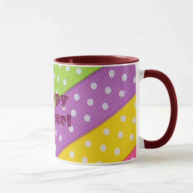 Joyeuse Mug à ruban de Pâques (Droite)