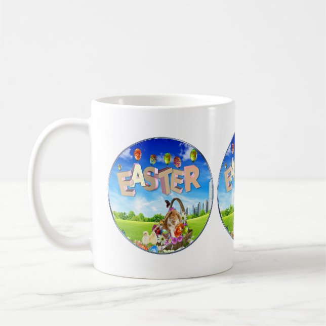 Joyeuse Mug de café de Pâques (Gauche)