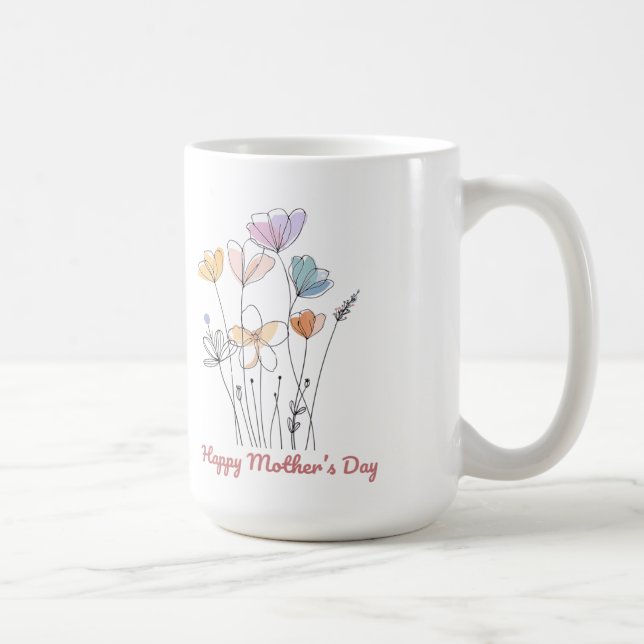 Joyeuse Mug de la Fête des Mères - Un magnifique c (Droite)