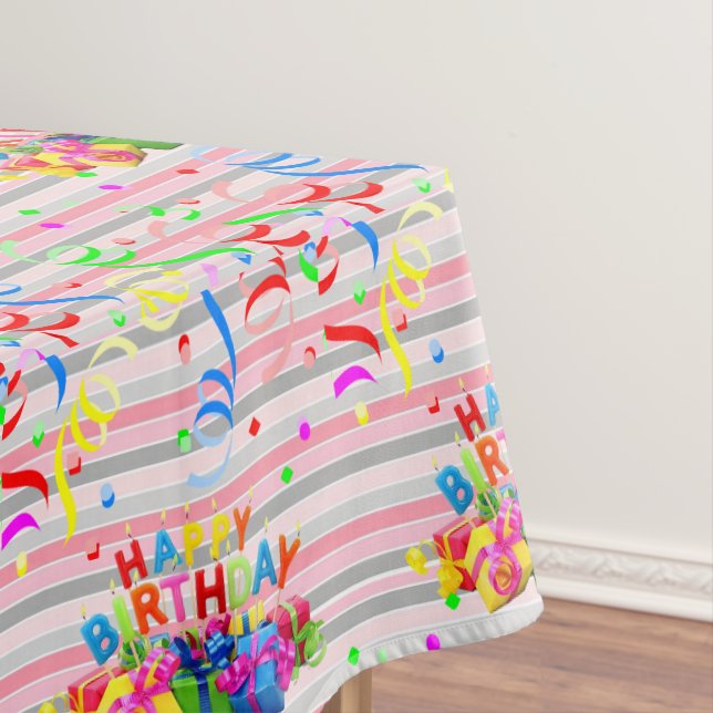 Joyeuse nappe d'anniversaire (In Situ)