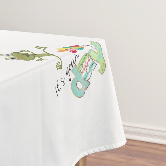 Joyeuse nappe d'anniversaire Grenouille C'est votr (In Situ)