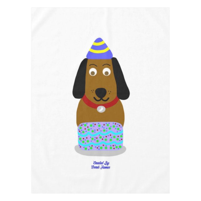 Joyeuse nappe de la tasse d'anniversaire (Devant)