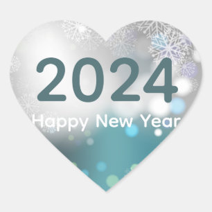 joyeuse nouvelle année Sticker snowflakes