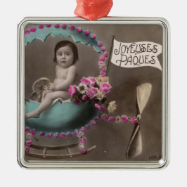 Joyeuse Paques Ornament Aus Metall