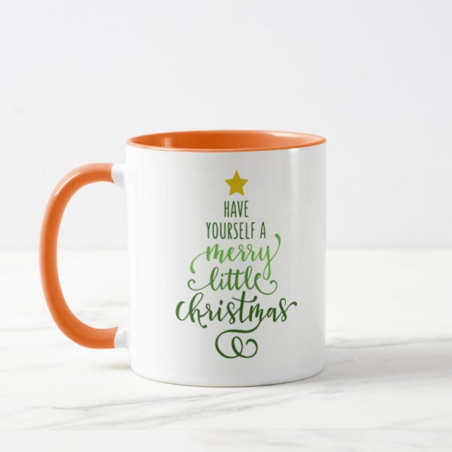 Joyeuse petite tasse de Noël (Gauche)