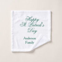 Joyeuse Saint-Patrick famille nom vert minimal