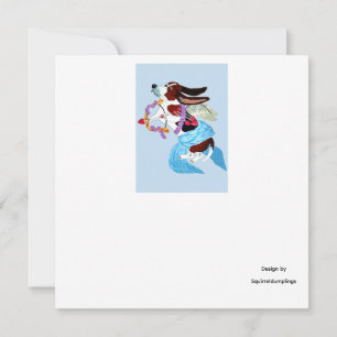 Joyeuse Saint-Valentin Basset Doggie Carte