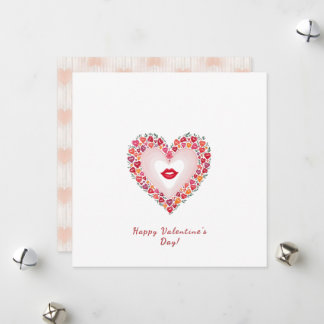 Joyeuse Saint-Valentin ! Carte de la Saint-Valenti