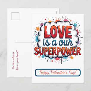 Joyeuse Saint-Valentin ! Carte de la Saint-Valenti