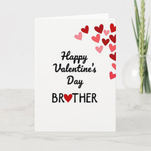 Joyeuse Saint-Valentin Carte pour Frère