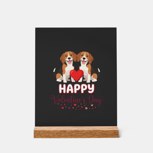 Joyeuse Saint-Valentin Couple Beagle (Recto)