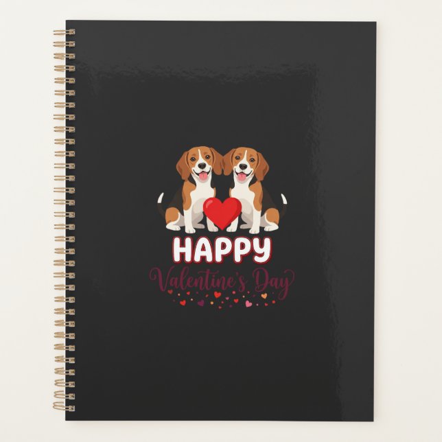 Joyeuse Saint-Valentin Couple Beagle (Devant)