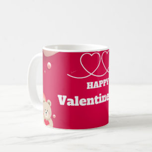 Joyeuse Saint-Valentin Mug Tasse Coeur Mignon