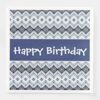 Joyeuse serviettes en papier d'anniversaire en ble