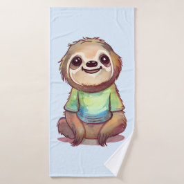 Joyeuse Sloth portant une chemise mignonne
