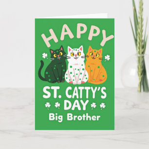 Joyeuse St Catty's Day Grande Frère Carte