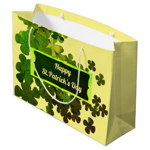 Joyeuse St.Patrick's Day, grand sac cadeau personn