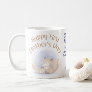Joyeuse tasse à café personnalisée pour la premièr