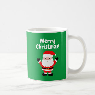 Joyeuse tasse de café de Noël avec un joli dessi