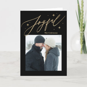 Joyeuse Times 1 Carte de vacances photo