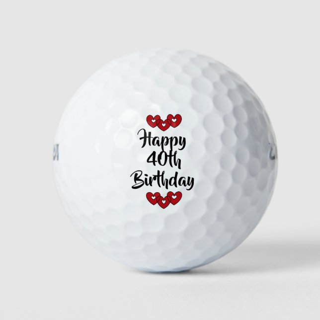 Joyeuses balles de golf du 40e anniversaire par da (Devant)
