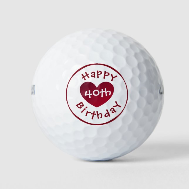 Joyeuses balles de golf du 40e anniversaire par da (Devant)