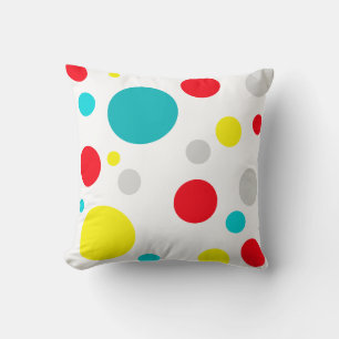 Joyeuses Boules colorées Bulles Jeter Coussin Orei