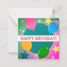 Joyeuses cartes d'anniversaire, mignonette, stock 