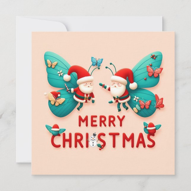 Joyeuses Cartes de voeux de Noël (Devant)