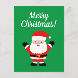 Joyeuses cartes postales de Noël avec mignon dessi