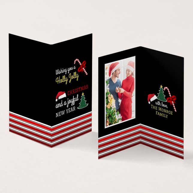 Joyeuses et brillantes, cartes de Noël (Intérieur et extérieur)