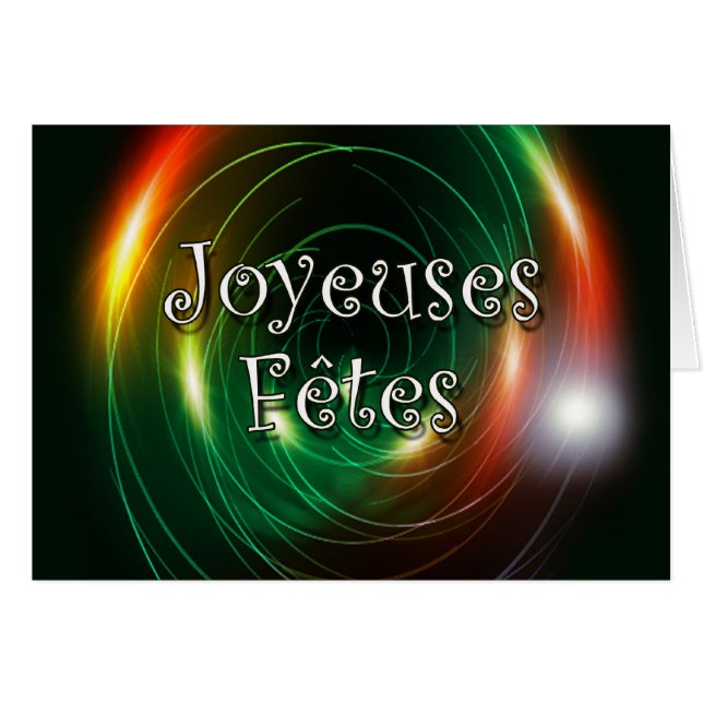 Joyeuses Fêtes (Vorderseite (Horizontal))