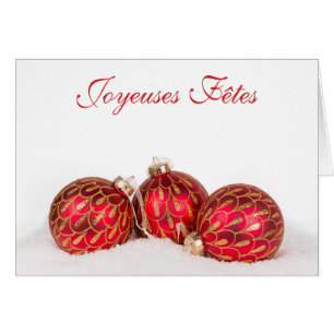 Joyeuses Fêtes Carte