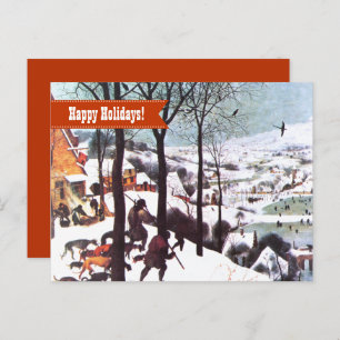 Joyeuses fêtes. Carte de Noël Fine Art