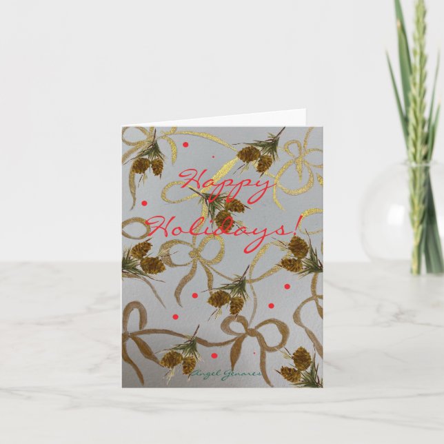 Joyeuses Fêtes ! carte de vacances  (Devant)