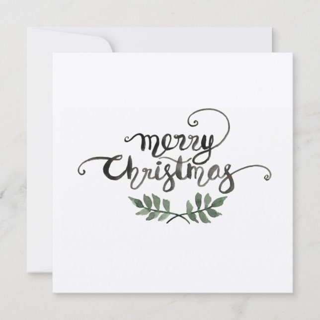 Joyeuses fêtes, carte de voeux de Noël (Devant)