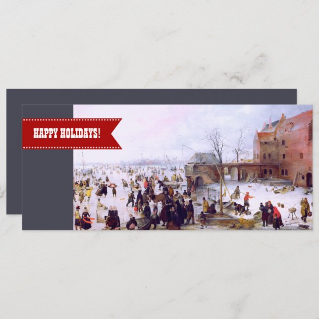 Joyeuses fêtes. Cartes de voeux de Noël (Devant / Derrière)