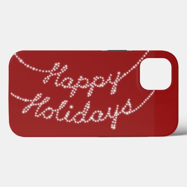 Joyeuses fêtes en coque iphone String Lights (Verso (horizontal))