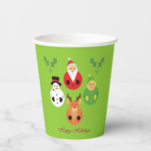 Joyeuses fêtes ! Gobelet en papier