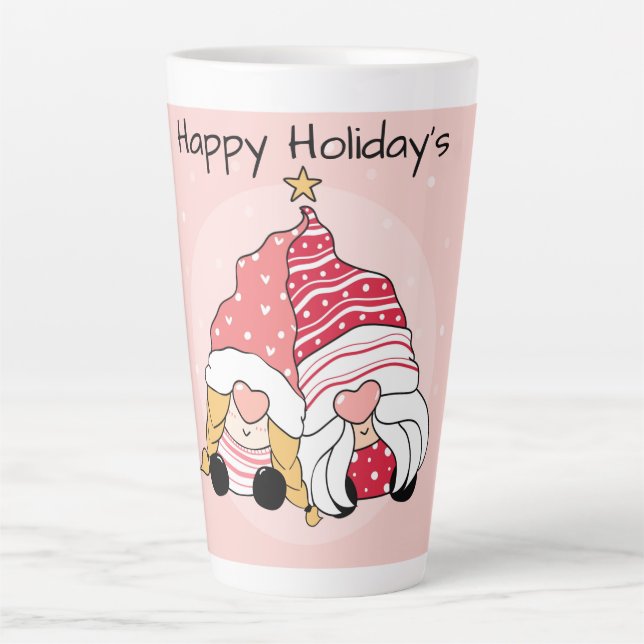 Joyeuses fêtes Latte Mug (Devant)